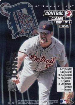 2001 MLB Showdown Unlimited #165 Todd Jones Front