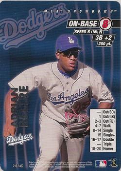 2001 MLB Showdown Unlimited #216 Adrian Beltre Front
