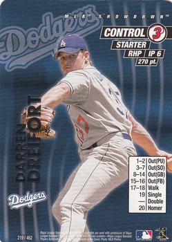 2001 MLB Showdown Unlimited #219 Darren Dreifort Front