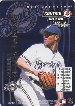 2001 MLB Showdown Unlimited #235 Valerio De Los Santos Front
