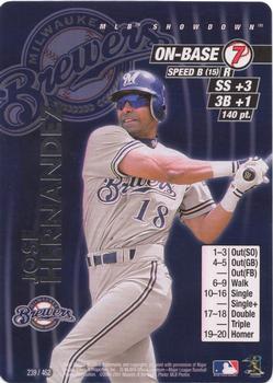 2001 MLB Showdown Unlimited #239 Jose Hernandez Front