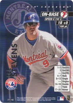 2001 MLB Showdown Unlimited #271 Lee Stevens Front