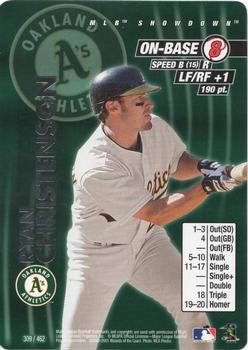 2001 MLB Showdown Unlimited #309 Ryan Christenson Front