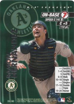2001 MLB Showdown Unlimited #314 Ramon Hernandez Front