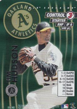 2001 MLB Showdown Unlimited #315 Tim Hudson Front