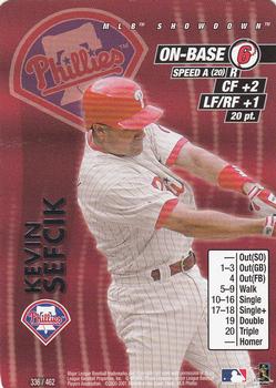 2001 MLB Showdown Unlimited #336 Kevin Sefcik Front
