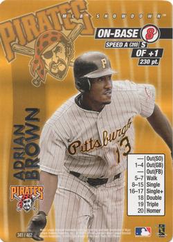 2001 MLB Showdown Unlimited #341 Adrian Brown Front