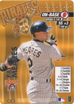 2001 MLB Showdown Unlimited #344 Pat Meares Front