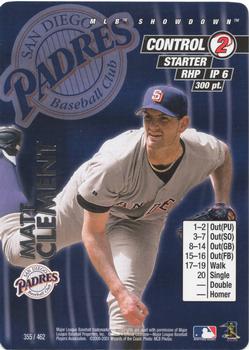 2001 MLB Showdown Unlimited #355 Matt Clement Front