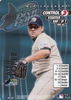 2001 MLB Showdown Unlimited #426 Albie Lopez Front