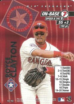 2001 MLB Showdown Unlimited #435 Royce Clayton Front