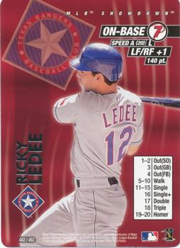 2001 MLB Showdown Unlimited #442 Ricky Ledee Front