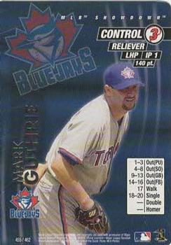 2001 MLB Showdown Unlimited #455 Mark Guthrie Front