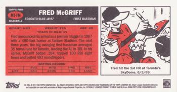 2013 Topps Archives - Mini Tall Boys #MT-FM Fred McGriff Back