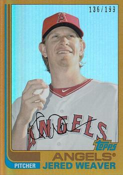 2013 Topps Archives - Gold #80 Jered Weaver Front