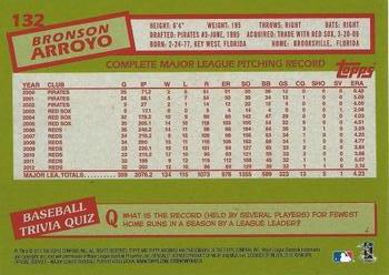 2013 Topps Archives - Gold #132 Bronson Arroyo Back