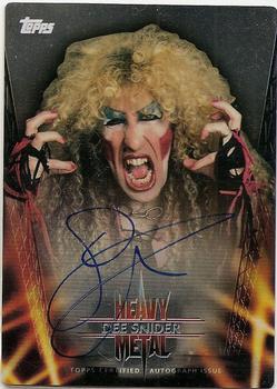 2013 Topps Archives - Heavy Metal Autographs Real Metal #DS Dee Snider Front