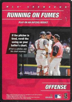 2001 MLB Showdown Unlimited - Strategy #S31 Running on Fumes Front