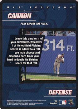 2001 MLB Showdown Unlimited - Strategy #S44 Cannon Front