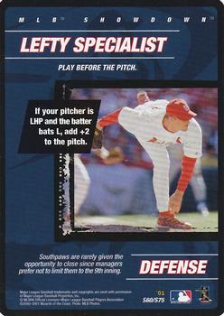 2001 MLB Showdown Unlimited - Strategy #S60 Lefty Special Front