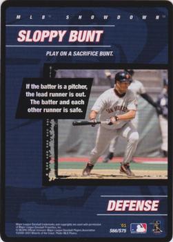 2001 MLB Showdown Unlimited - Strategy #S66 Sloppy Bunt Front
