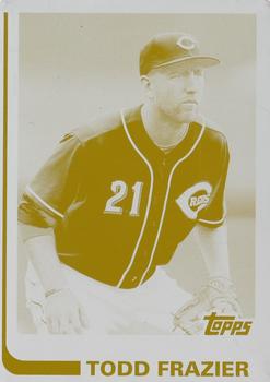2013 Topps Archives - Printing Plates Yellow #57 Todd Frazier Front
