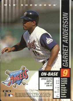 2002 MLB Showdown #001 Garret Anderson Front
