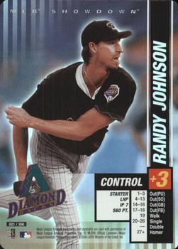 2002 MLB Showdown #021 Randy Johnson Front