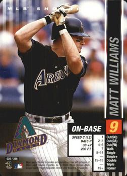 2002 MLB Showdown #025 Matt Williams Front