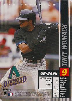 2002 MLB Showdown #026 Tony Womack Front