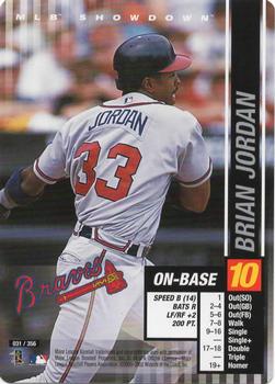 2002 MLB Showdown #031 Brian Jordan Front