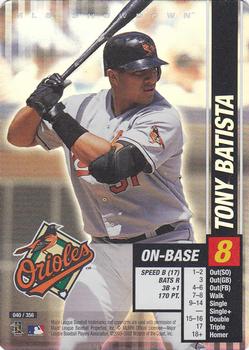 2002 MLB Showdown #040 Tony Batista Front