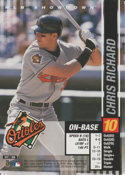 2002 MLB Showdown #047 Chris Richard Front