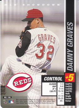 2002 MLB Showdown #092 Danny Graves Front