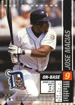 2002 MLB Showdown #128 Jose Macias Front