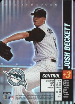 2002 MLB Showdown #132 Josh Beckett Front