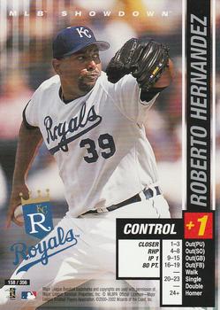 2002 MLB Showdown #158 Roberto Hernandez Front