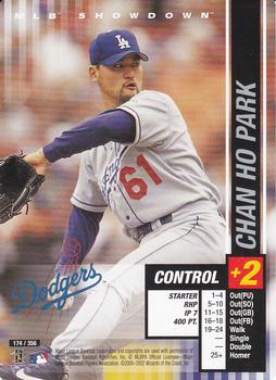 2002 MLB Showdown #174 Chan Ho Park Front