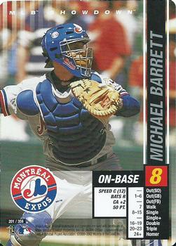 2002 MLB Showdown #201 Michael Barrett Front