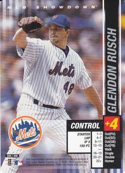 2002 MLB Showdown #220 Glendon Rusch Front
