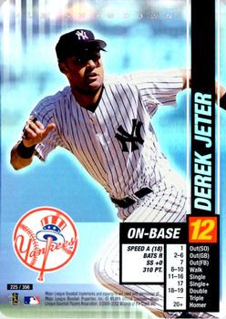 2002 MLB Showdown #225 Derek Jeter Front