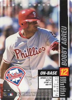 2002 MLB Showdown #250 Bobby Abreu Front