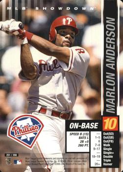 2002 MLB Showdown #251 Marlon Anderson Front