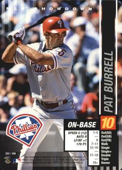 2002 MLB Showdown #253 Pat Burrell Front