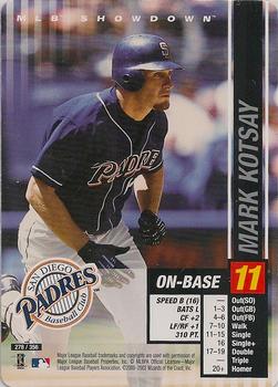 2002 MLB Showdown #278 Mark Kotsay Front