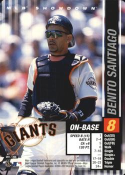 2002 MLB Showdown #291 Benito Santiago Front