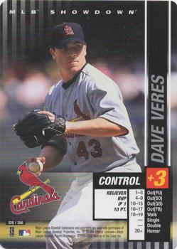 2002 MLB Showdown #320 Dave Veres Front