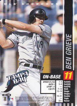 2002 MLB Showdown #324 Ben Grieve Front