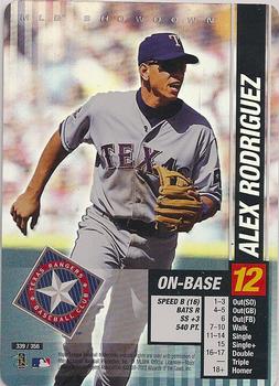 2002 MLB Showdown #339 Alex Rodriguez Front