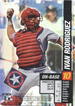 2002 MLB Showdown #340 Ivan Rodriguez Front